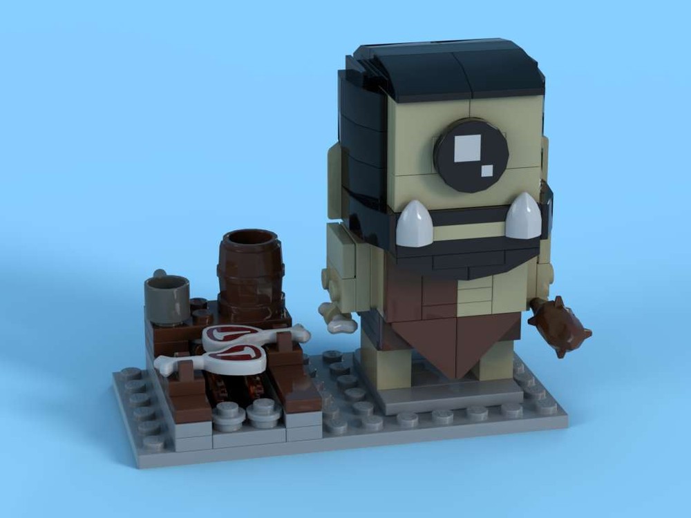 Lego Brick-built Creature: Cyclops