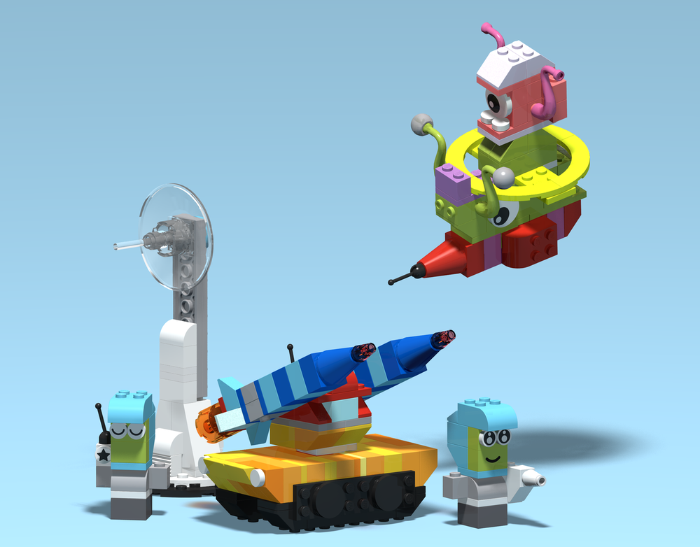 Lego 11037 Rocket Launcher