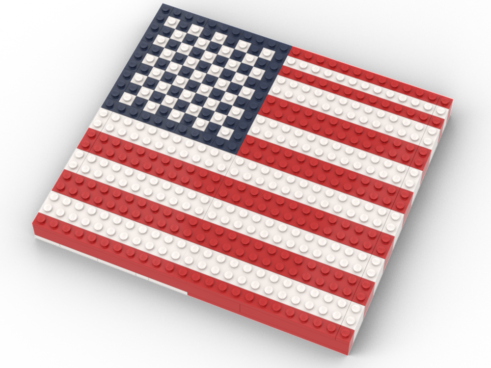 Lego United States national flag