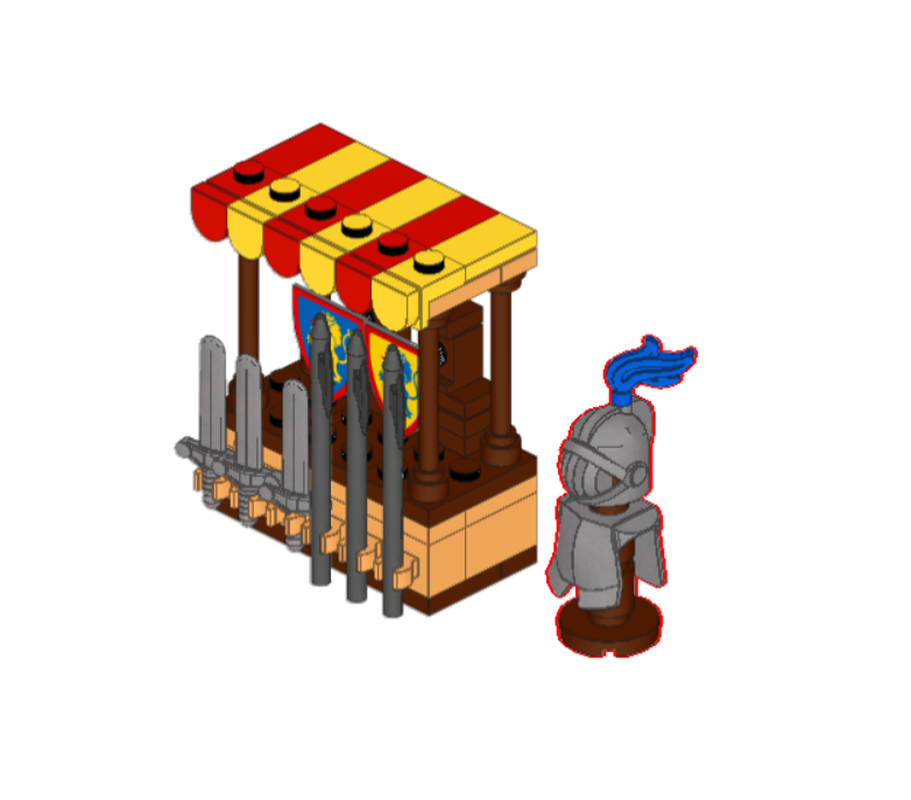 Lego Lion Knights' Armory