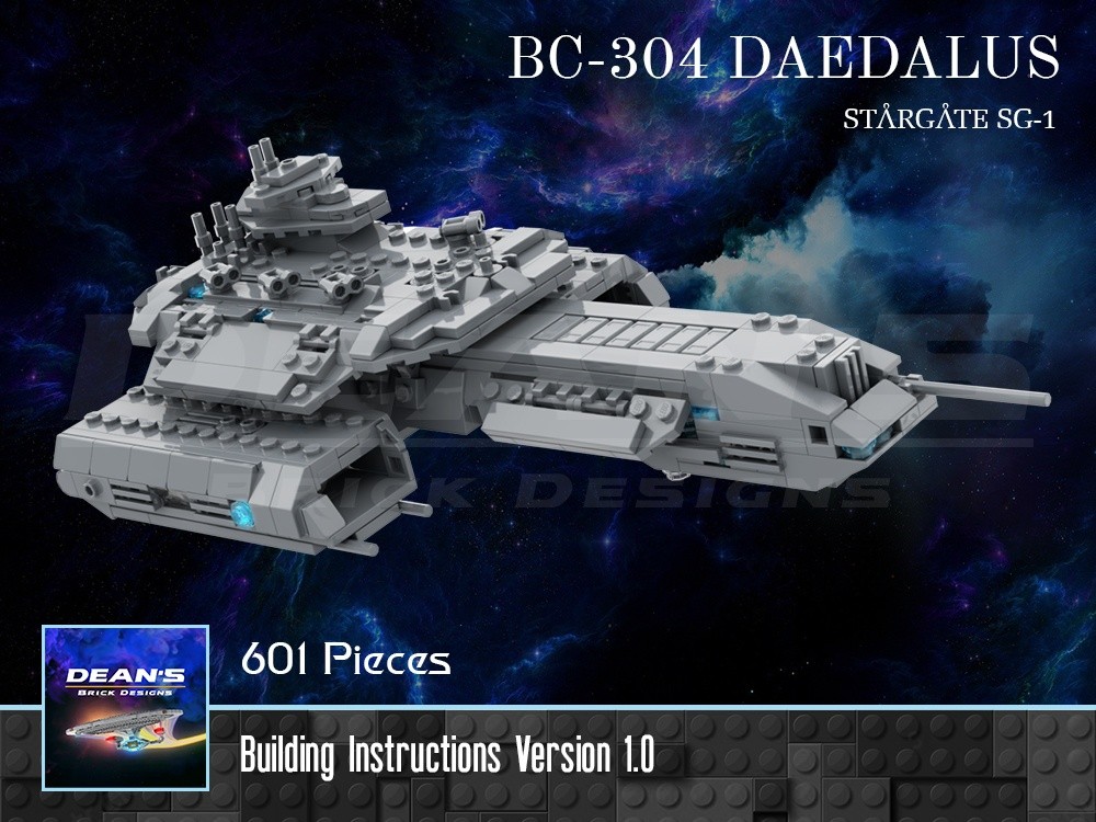 Lego BC-304 Daedalus - Stargate SG-1