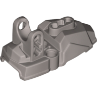 Lego Large Figure Foot, Type 2 / Flat Silver