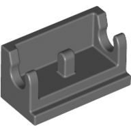 Lego Hinge Brick 1 x 2 Base / Dark Bluish Gray