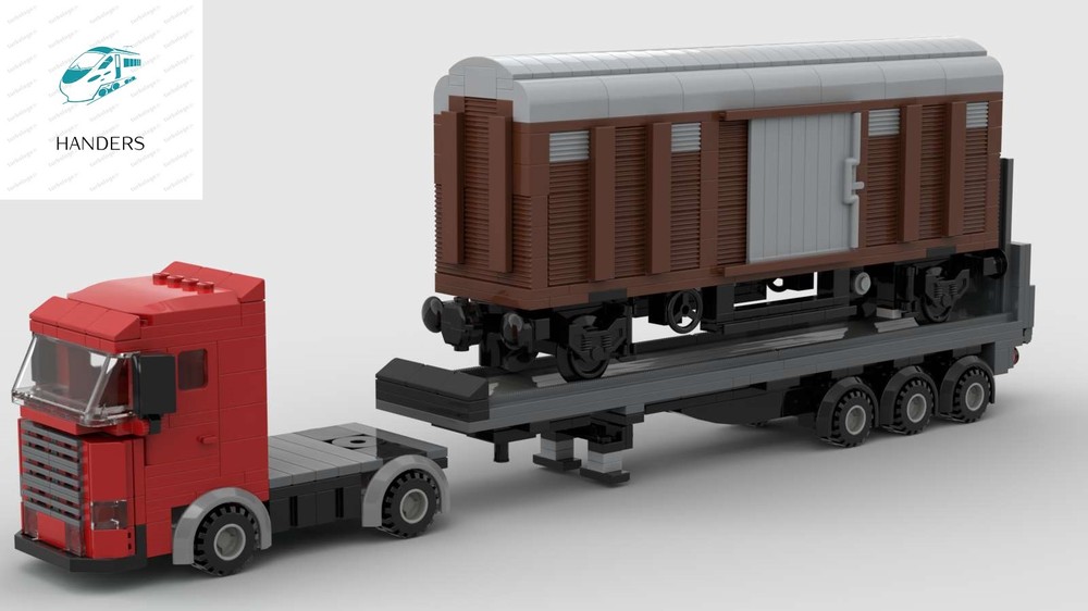 Lego Freight Wagon Transporter