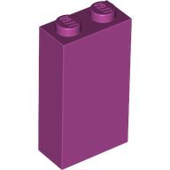 Lego Brick 1 x 2 x 3 with Bottom Stud Holder / Magenta