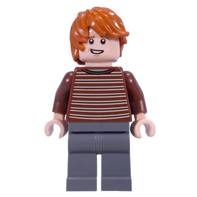 Lego Ron Weasley, Reddish Brown Sweater, Dark Bluish Gray Legs
