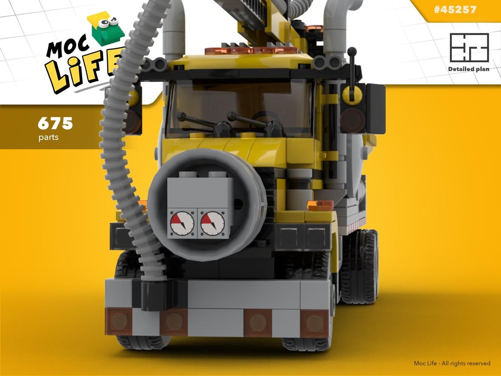 Lego Hydro excavator truck