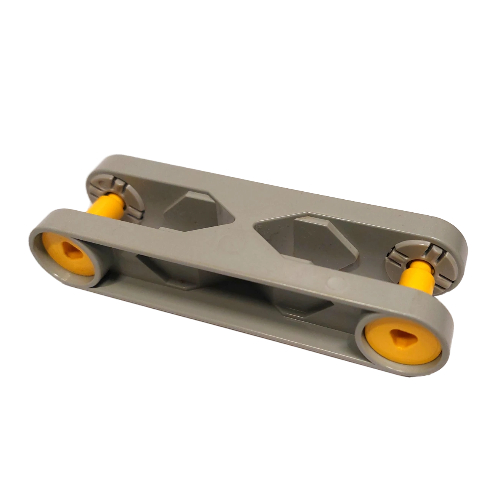 Lego Duplo Toolo Arm 2 x 6 with Triangular Screw at Both Ends / Light Gray