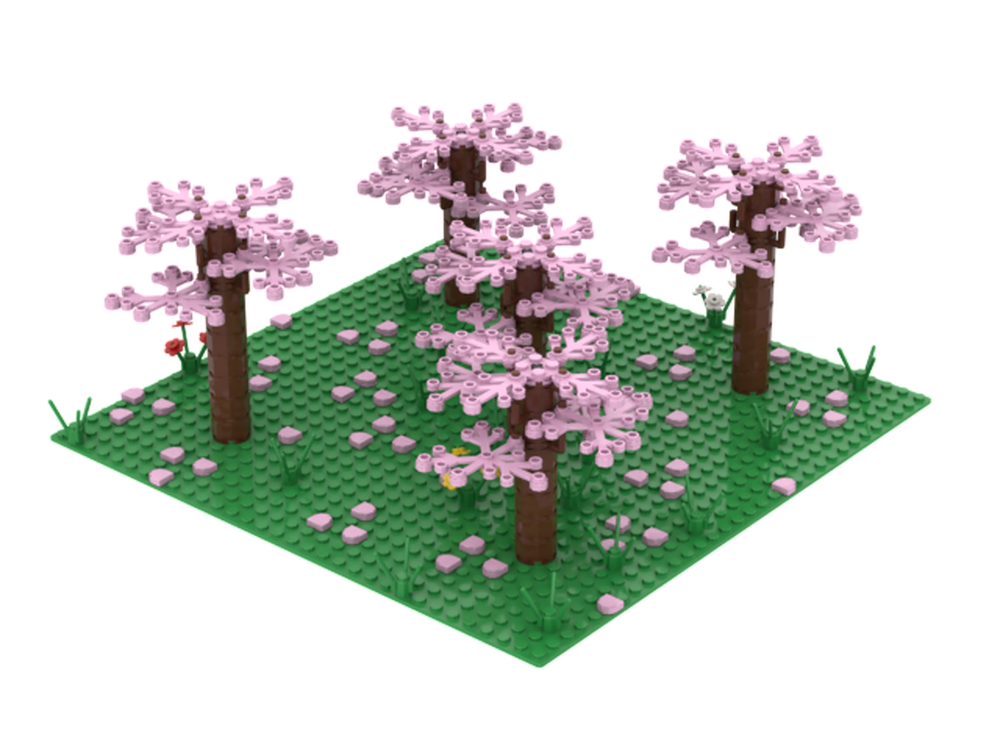 Lego Blossoming blossoms