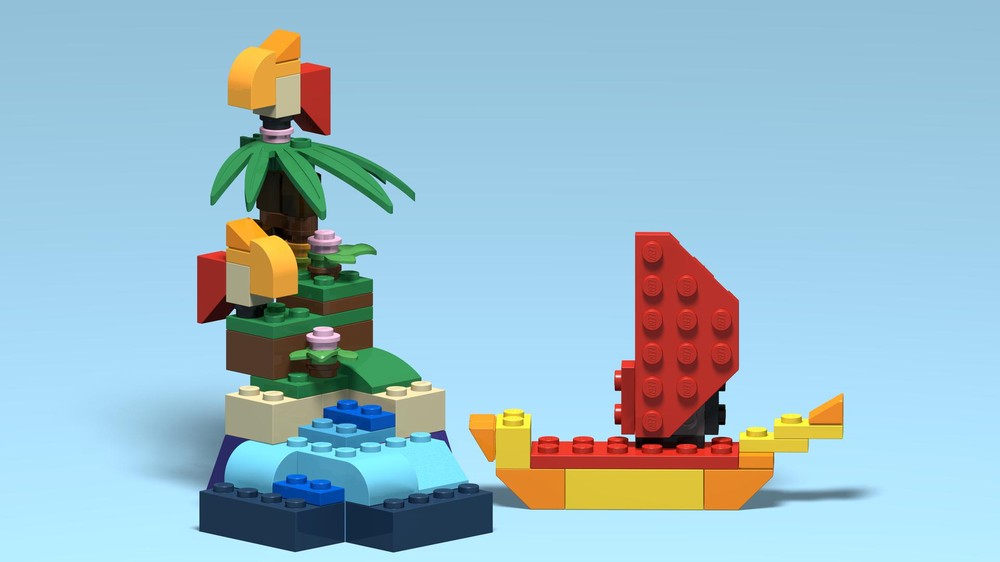 Lego 11017 Island Scene