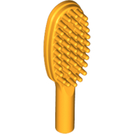 Lego Equipment Hairbrush Short Handle [10mm] / Bright Light Orange