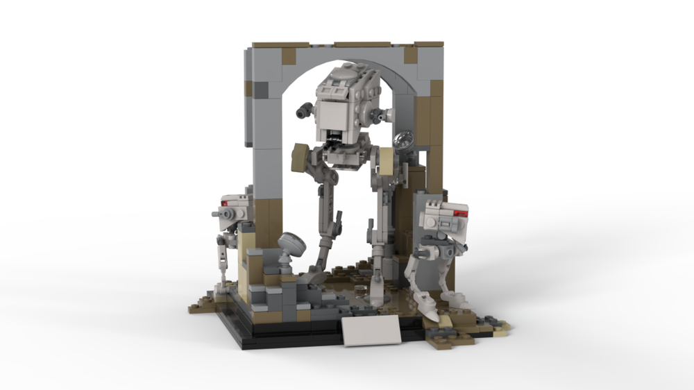 Lego Small Size All terrain Scout Transport Attack : Rogue One
