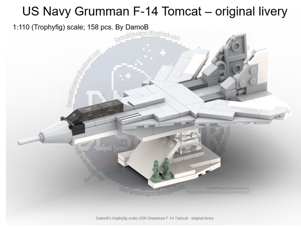 Lego US Navy Grumman F-14 Tomcat (original livery)