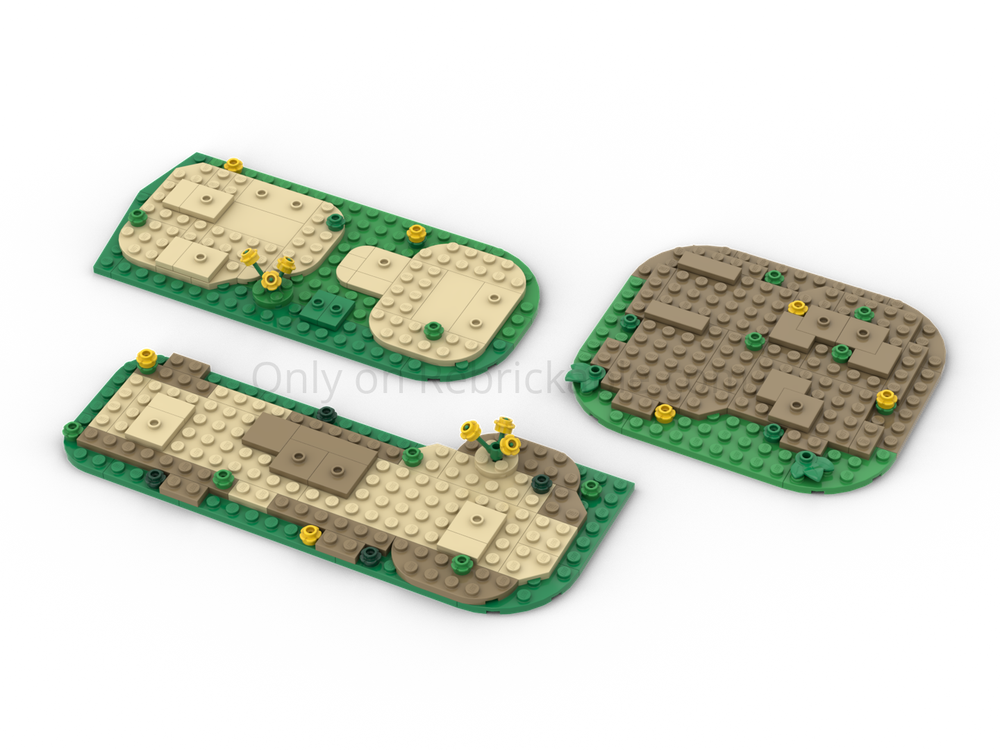Lego Road & Field Expansions for Lion Knights' Castle