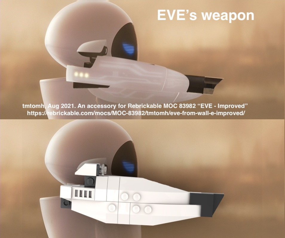 Lego EVE from WALL-E: EVE's Weapon
