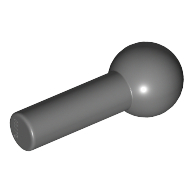 Lego Bar 2L with Towball / Dark Bluish Gray