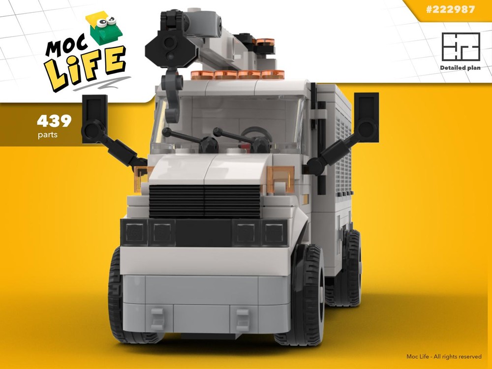 Lego Chevrolet Kodiak C4500 regular cab dually Cat service