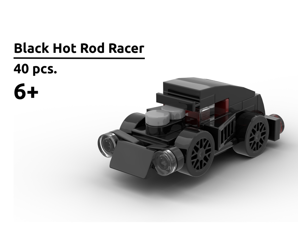Lego Mini Black Hot Rod Racer