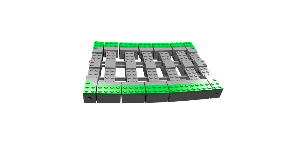 Lego Moduverse R120 Curved Track Module
