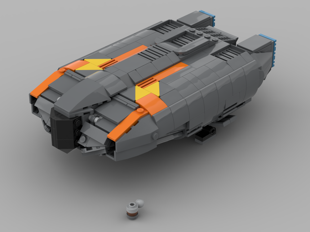 Lego 1:250 scale Elite dangerous type-6