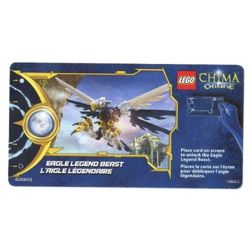 Lego Trading Card, Legends of Chima Online Card - Eagle Legend Beast / [No Color/Any Color]