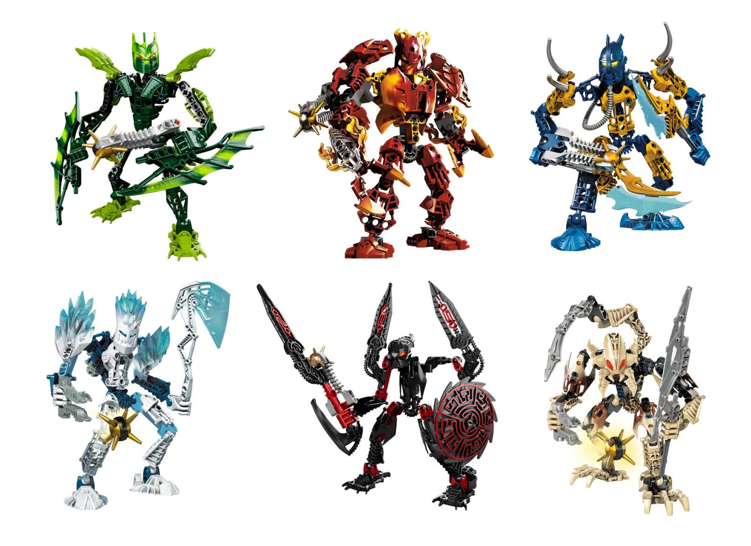 Lego Bionicle Glatorian Collection