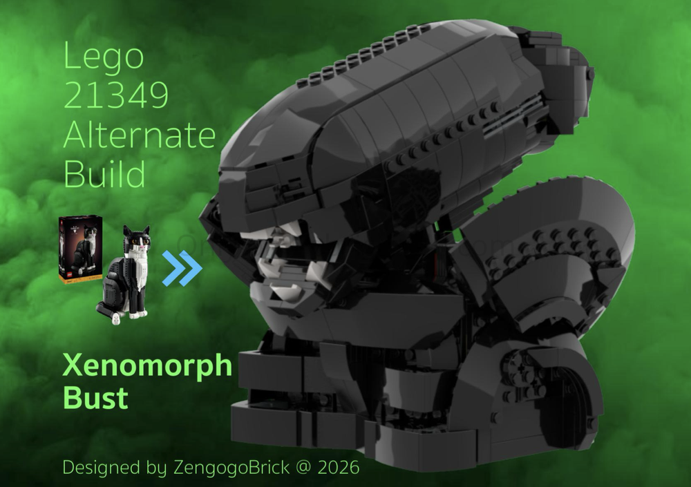Lego 21349 Xenomorph Bust