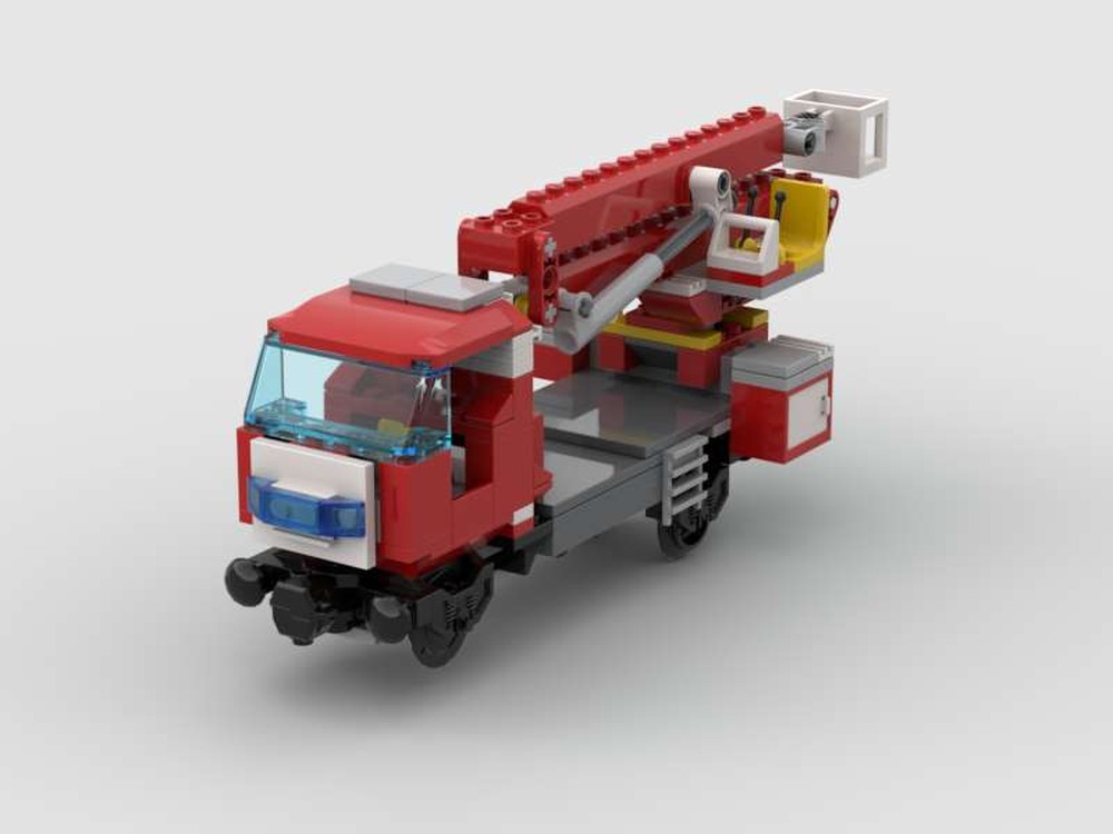 Lego Fire lader train cart