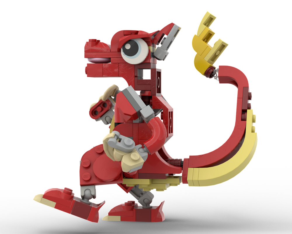 Lego Pocket Monsters: #0005 Charmeleon