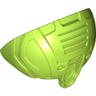 Lego Large Figure Shoulder Cover, Armour, Rounded / Lime