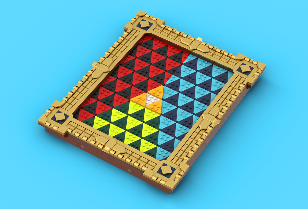 Lego The Legend of Zelda: Triforce Wall Art