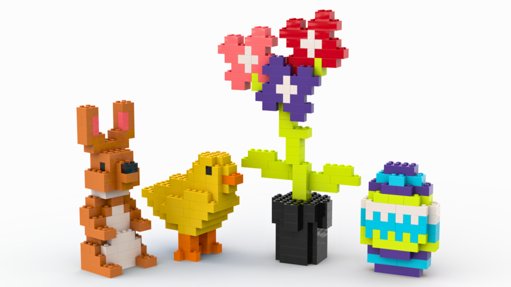 Lego 11030 Easter bunny, chick, flower, egg