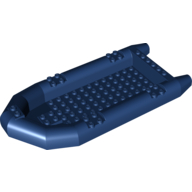 Lego Boat / Rubber Raft / Dinghy, Large 22 x 10 x 3 / Dark Blue