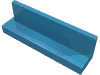 Lego Panel 1 x 4 x 1 with Rounded Corners [Thick Wall] / Maersk Blue