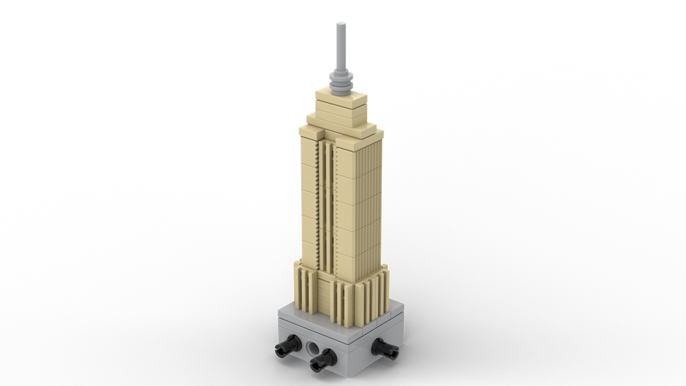 Lego Empire State Building | Nano Modular World