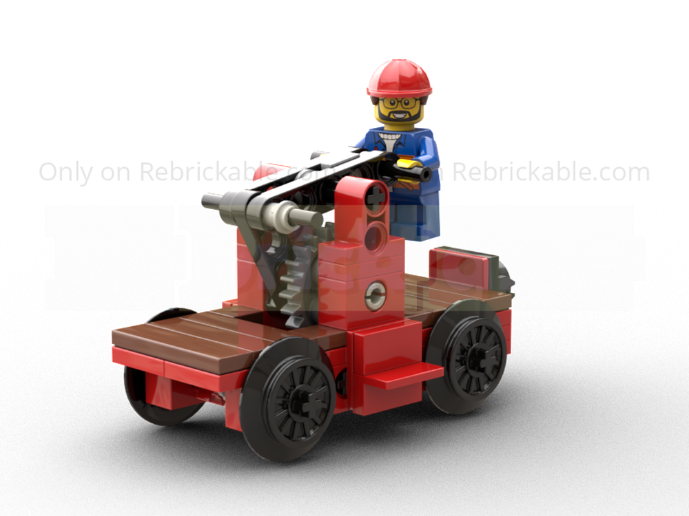 Lego Handcar, Pushcar, Dræsine