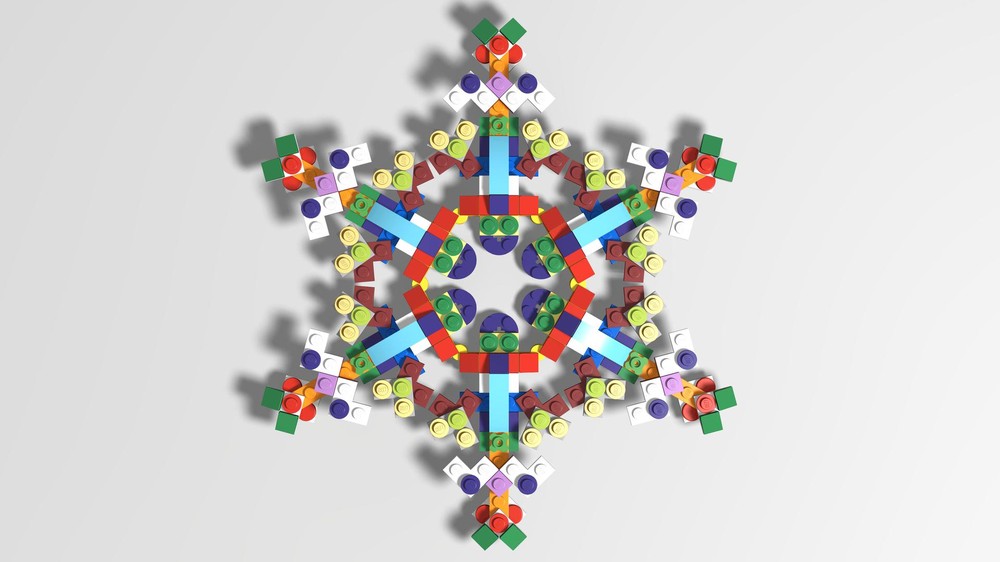 Lego Snowflake for Christmas