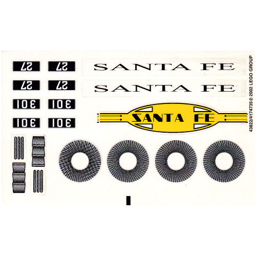 Lego Sticker Sheet for Set 10020-1 / [No Color/Any Color]