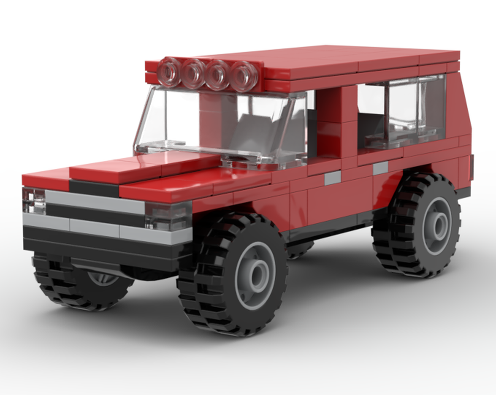 Lego Red Grand Jeep Wagoneer