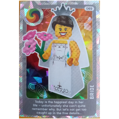 Lego Trading Card, Create the World Living Amazingly - Bride (Foil) / [No Color/Any Color]