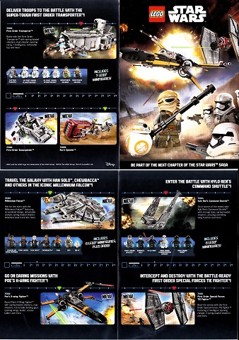 Lego 2015 Star Wars Products Leaflet