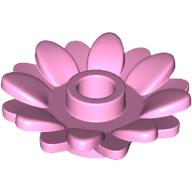Lego Plant, Sunflower 2 x 2 with 16 Petals / Bright Pink