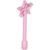 Lego Equipment Magic Wand / Trans-Dark Pink