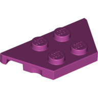 Lego Wedge Plate 2 x 4 / Magenta