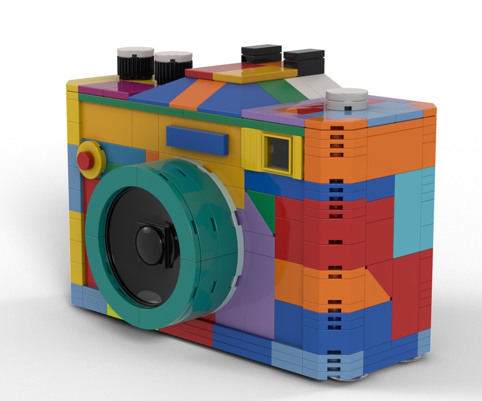 Lego Cubist style camera