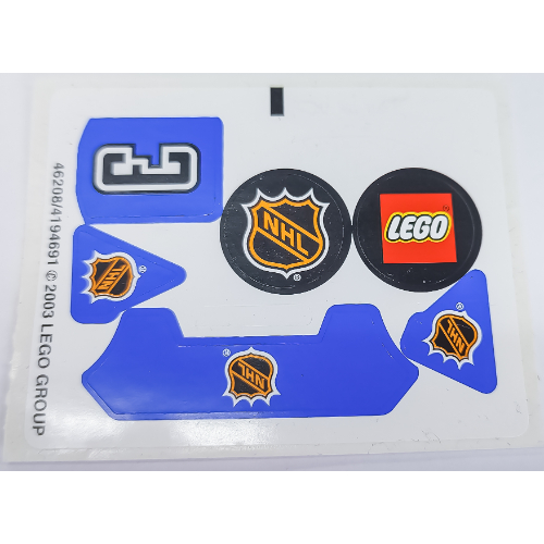 Lego Sticker Sheet for Set 3542-1 / [No Color/Any Color]