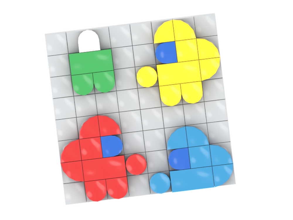 Lego Among Us Pixel Art