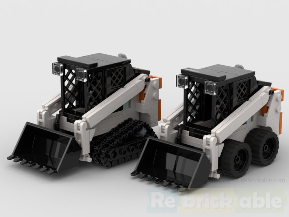 Lego Bobcat S450 Skid Steer Combo Pack