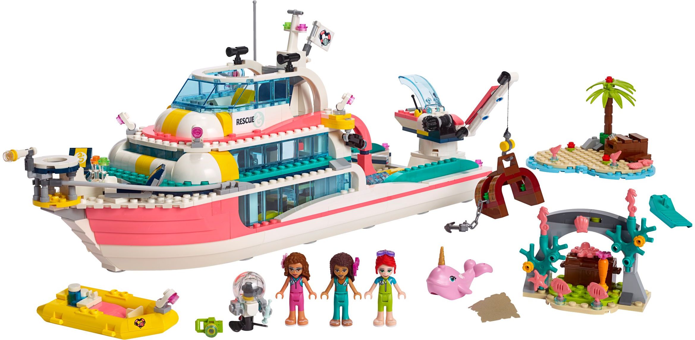 Lego Rescue Mission Boat