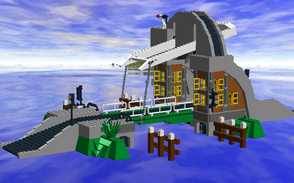 Lego Bridge over the Canal